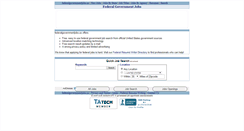 Desktop Screenshot of federalgovernmentjobs.us